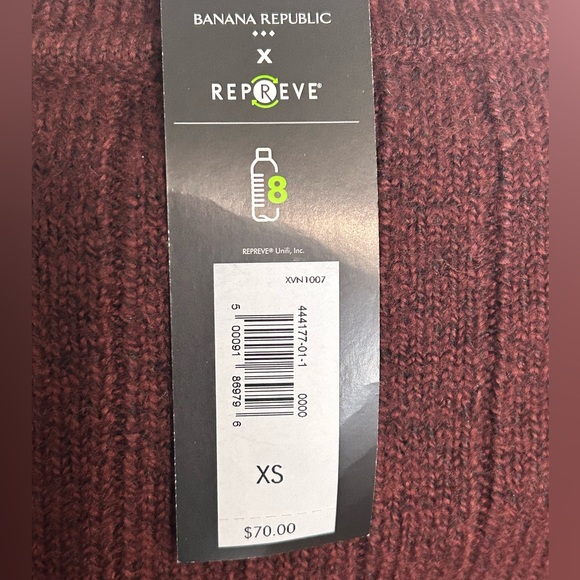 Banana Republic Ribbed Crewneck Sweater - XS - NWT! - Picture 3 of 7